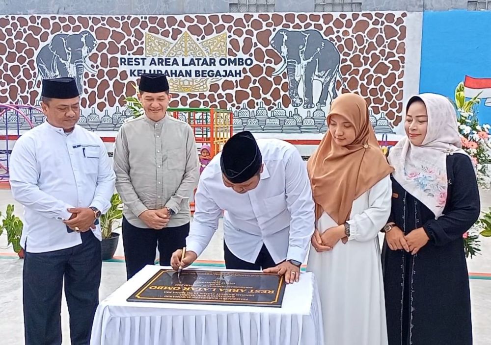 Rest Area LATAR OMBO Resmi Dibuka, Diharapkan Jadi Tempat Istirahat Nyaman dan Dukung Ekonomi Lokal