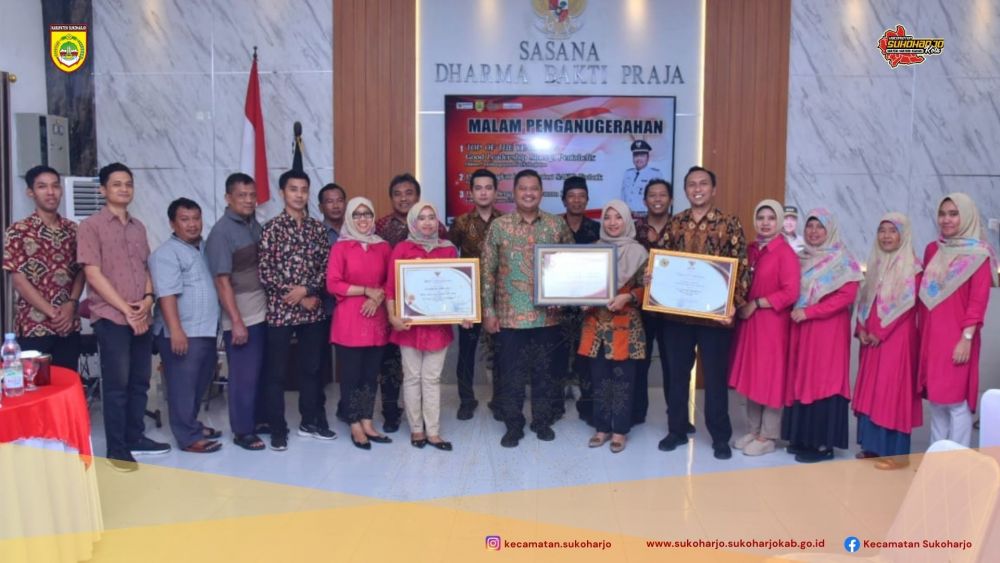 Camat Sukoharjo, Bapak Havid Danang, Raih Penghargaan "Top Of The Year 2023"