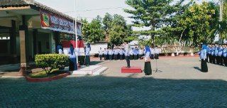 Peringati Hari Sumpah Pemuda Tahun 2019, Kecamatan Sukoharjo menggelar Upacara Bendera