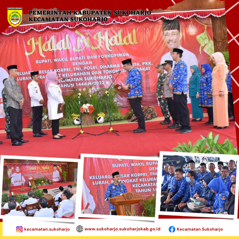 Halal Bi Halal Keluarga Besar Korpri Kecamatan Sukoharjo Tahun 2023