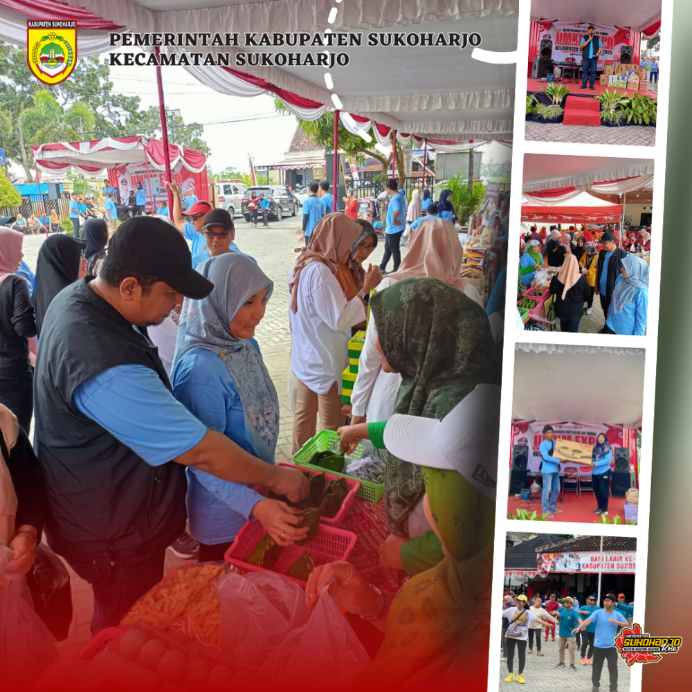 Pemerintah Kecamatan Sukoharjo Gelar UMKM Expo dan Senam Bersama