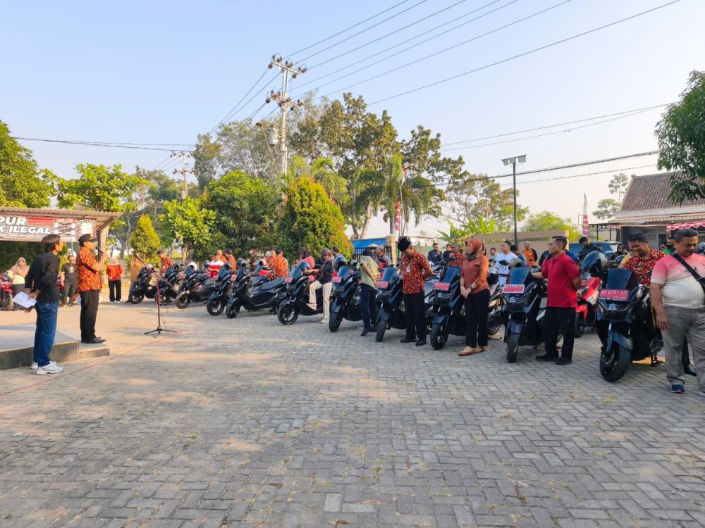 Kecamatan Sukoharjo Gelar Apel dan Pengecekan Kendaraan Dinas