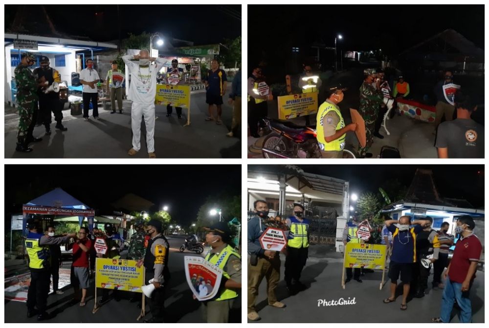 Patroli Kamtibmas dan Himbauan Pencegahan Covid 19